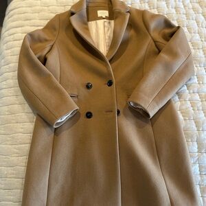 Sezane wool camel coat